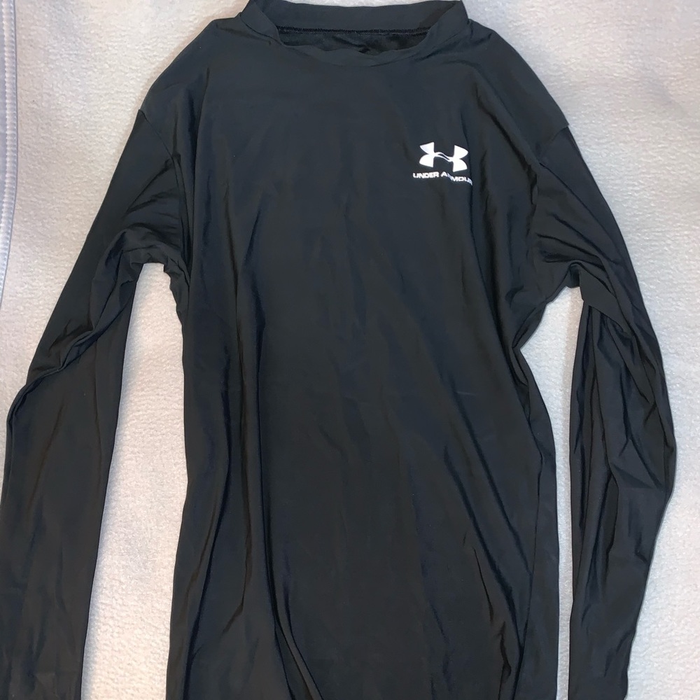 Black Under Armour Heat Gear Long Sleeved